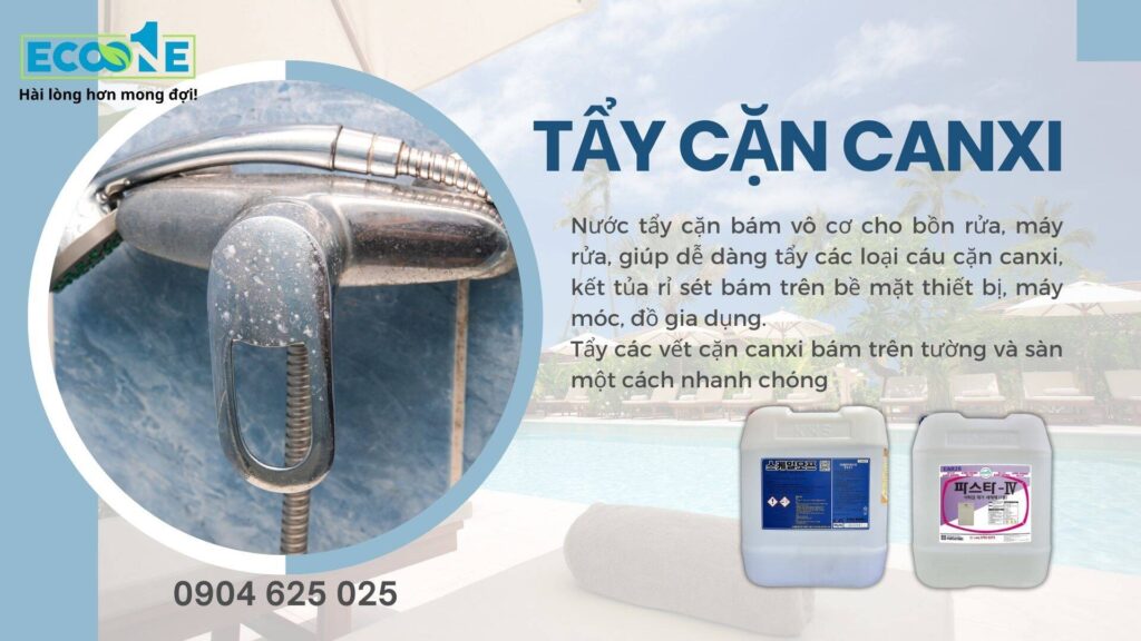 Ứng dụng của các hoá chất tẩy cặn canxi trên bề mặt kính trong Vệ sinh Khách sạn